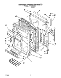 REFRIGERATOR DOOR Diagram and Parts List for ET20RKXXW00  Whirlpool Refrigerator