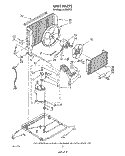 UNIT Diagram and Parts List for X12002V01  Roper Air Conditioner