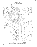 DOOR Diagram and Parts List for GSHF7804W0  Whirlpool Dishwasher
