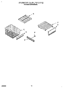 FREEZER SHELF Diagram and Parts List for KSSS36QDX00  KitchenAid Refrigerator