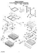 Part Location Diagram of WP67005676 Whirlpool SHELF- GLI