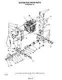 MOTOR AND DRIVE Diagram and Parts List for 8963L30  Roper Trash Compactor