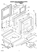Part Location Diagram of 9762919 Whirlpool Cover, Access