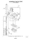 POWERSCREW AND RAM Diagram and Parts List for TU8000XRP1  Whirlpool Trash Compactor