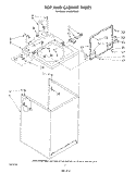 TOP AND CABINET , LITERATURE AND OPTIONAL Diagram and Parts List for LA5000XSW1  Whirlpool Washer
