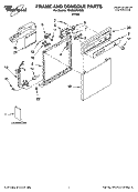 Part Location Diagram of 3372231 Whirlpool Latch Lever