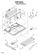 LINER PARTS Diagram and Parts List for KDDO27TRX00  KitchenAid Refrigerator