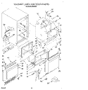 CABINET LINER AND DOOR Diagram and Parts List for IACS50E1  Whirlpool Ice Maker