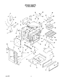 OVEN Diagram and Parts List for S9507^2  Whirlpool Range