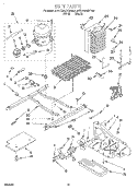 UNIT Diagram and Parts List for 3VED29DQDW00  Whirlpool Refrigerator