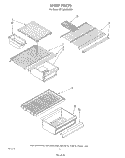 SHELF Diagram and Parts List for ET12AKXSW00  Whirlpool Refrigerator