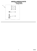 MISCELLANEOUS PARTS - OPTIONAL PARTS (NOT INCLUDED) Diagram and Parts List for LSW9700PQ0  Whirlpool Washer