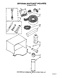 OPTIONAL Diagram and Parts List for CA10WR4  Crosley Air Conditioner