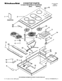 COOKTOP PARTS Diagram and Parts List for KECC567RSS06  KitchenAid Cooktop