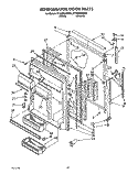 REFRIGERATOR DOOR Diagram and Parts List for ET25RKXXW00  Whirlpool Refrigerator