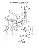 MAGNETRON AND AIR FLOW Diagram and Parts List for KEMI300WBL3  KitchenAid Microwave Oven Combo