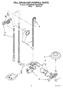 Part Location Diagram of WP8268895 Whirlpool Dishwasher Float Assembly