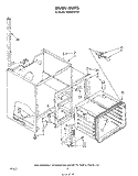 OVEN Diagram and Parts List for RM955PXPW1  Whirlpool Microwave Oven Combo