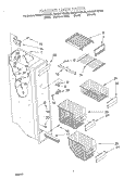 FREEZER LINER Diagram and Parts List for KSRB27FHBT03  KitchenAid Refrigerator