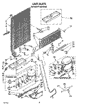 UNIT Diagram and Parts List for ET18NKXSW05  Whirlpool Refrigerator