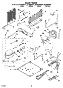 UNIT PARTS Diagram and Parts List for GT1SHWXPQ01  Whirlpool Refrigerator