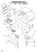 FREEZER LINER PARTS Diagram and Parts List for GB9SHDXPS00  Whirlpool Refrigerator