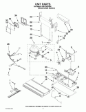 UNIT PARTS Diagram and Parts List for KBFS20EVMS8  KitchenAid Refrigerator