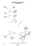 WIRING HARNESS Diagram and Parts List for DU7400XS6  Whirlpool Dishwasher