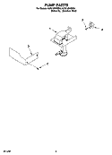 PUMP PARTS Diagram and Parts List for KUIV18NNMS4  KitchenAid Ice Maker