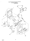 Part Location Diagram of 2207153BU Whirlpool COVER-FRNT
