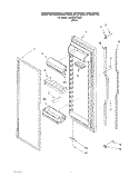REFRIGERATOR DOOR Diagram and Parts List for 3XKGN705001  Whirlpool Refrigerator