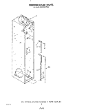 FREEZER LINER Diagram and Parts List for KSRF36DTX00  KitchenAid Refrigerator