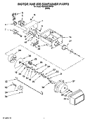 Part Location Diagram of W10123604 Whirlpool HARNS-DISP