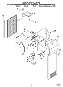 AIR FLOW PARTS - PARTS NOT ILLUSTRATED Diagram and Parts List for GS2SHAXMS00  Whirlpool Refrigerator