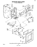 DISPENSER FRONT Diagram and Parts List for ED26MM1LWR0  Whirlpool Refrigerator