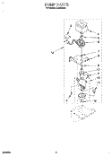PUMP Diagram and Parts List for JLAIC5053  Whirlpool Ice Maker