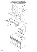 INSTALLATION Diagram and Parts List for MH7115XBZ0  Whirlpool Microwave