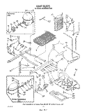 UNIT Diagram and Parts List for 6ED22DWXTN00  Whirlpool Refrigerator