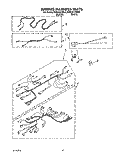 WIRING HARNESS Diagram and Parts List for KEBI241YWH0  KitchenAid Wall Oven