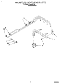 MANIFOLD AND TUBING Diagram and Parts List for SC8900EXQ3  Whirlpool Cooktop