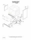 CHASSIS PARTS Diagram and Parts List for KDRU767VSS00  KitchenAid Range