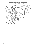 INTERNAL CONVECTION OVEN Diagram and Parts List for KEDT207YBL0  KitchenAid Range