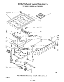 COOK TOP AND MANIFOLD , LITERATURE Diagram and Parts List for SF301BSRW1  Whirlpool Range