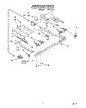 MANIFOLD Diagram and Parts List for SF3000EYN1  Whirlpool Range