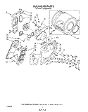 SECTION Diagram and Parts List for LE9200XWN0  Whirlpool Dryer
