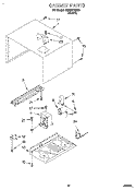 CABINET Diagram and Parts List for RM765PXBB0  Whirlpool Wall Oven