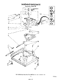MACHINE BASE Diagram and Parts List for LA5200XTM0  Whirlpool Washer