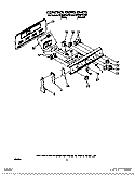 Part Location Diagram of 3150628 Whirlpool Panel, Control