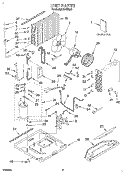 UNIT, LITERATURE Diagram and Parts List for RH123A2  Whirlpool Air Conditioner