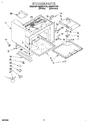 STIRRER Diagram and Parts List for RM980PXYN1  Whirlpool Microwave Oven Combo